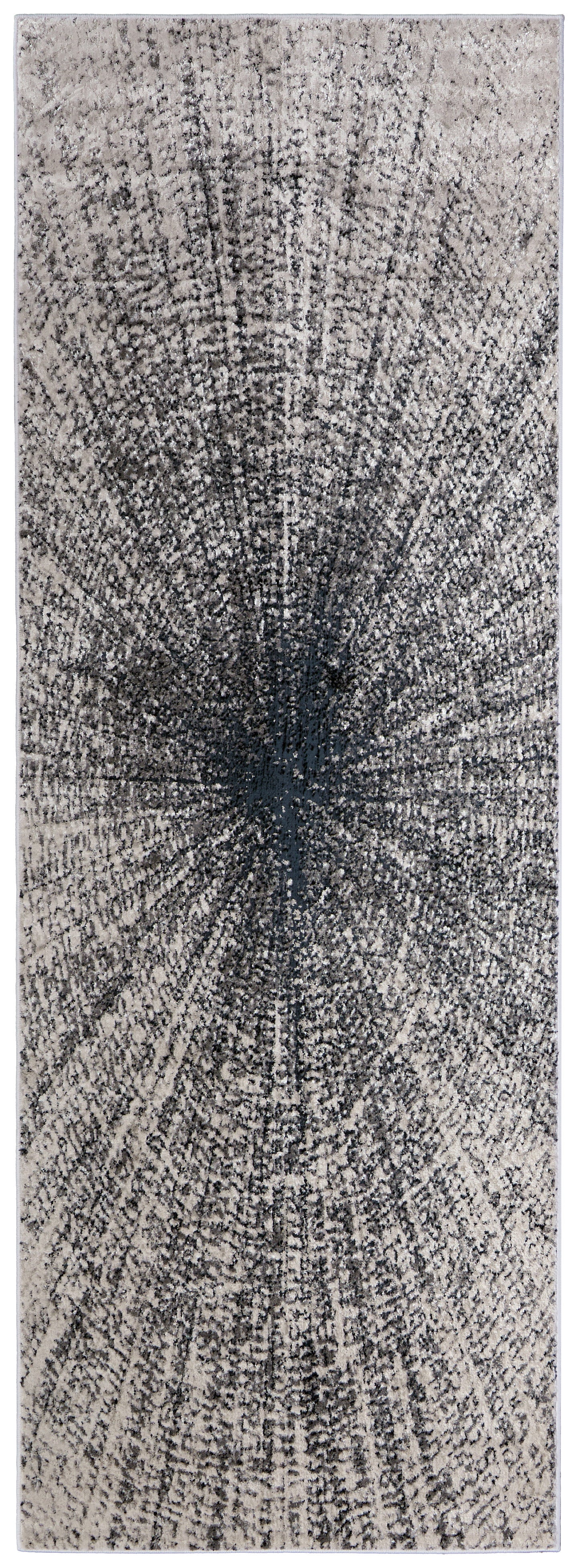 Micah Modern Abstract, Ivory/Gray/Blue