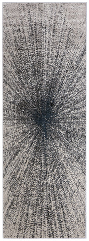 Micah Modern Abstract, Ivory/Gray/Blue