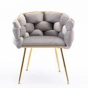 Luxury Modern Simple Leisure Single Sofa Chair Bedroom Lazy Person Household Dresser Stool Manicure Table Back Chair