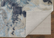 Astra Transitional Abstract, Blue/Gray/Ivory