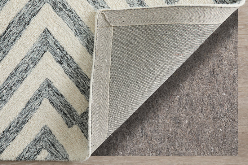 Wallace Modern Geometric, Gray/Ivory