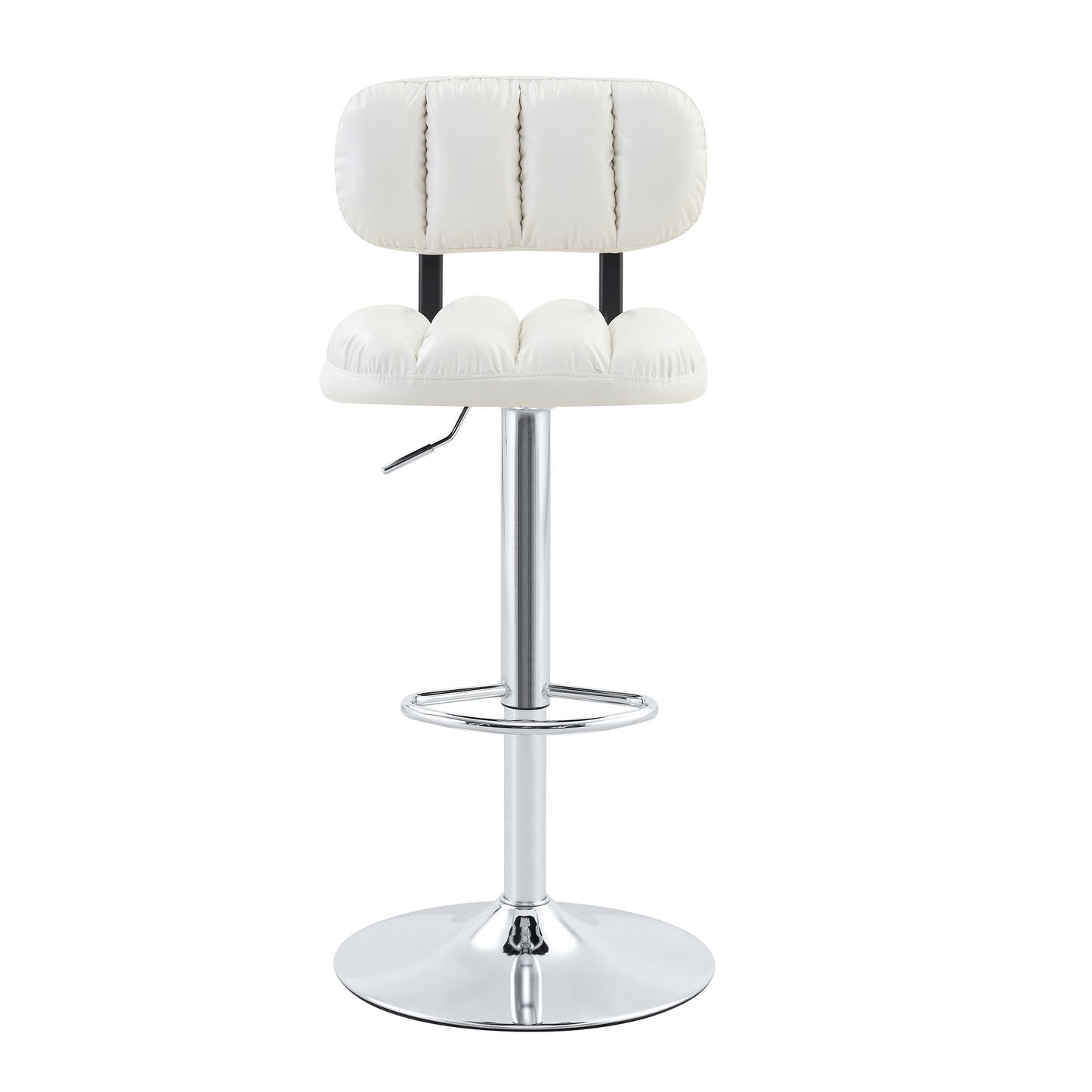Adjustable Height Bar Stools With Footrest For Kitchen Island (Set of 2)