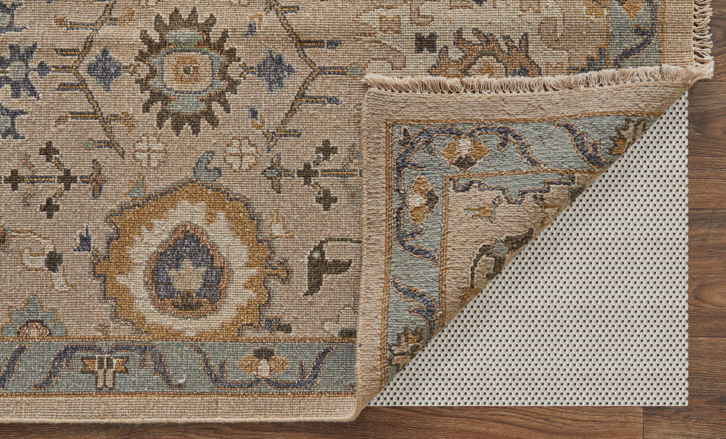 Corbitt Traditional Oriental, Tan/Blue/Gold