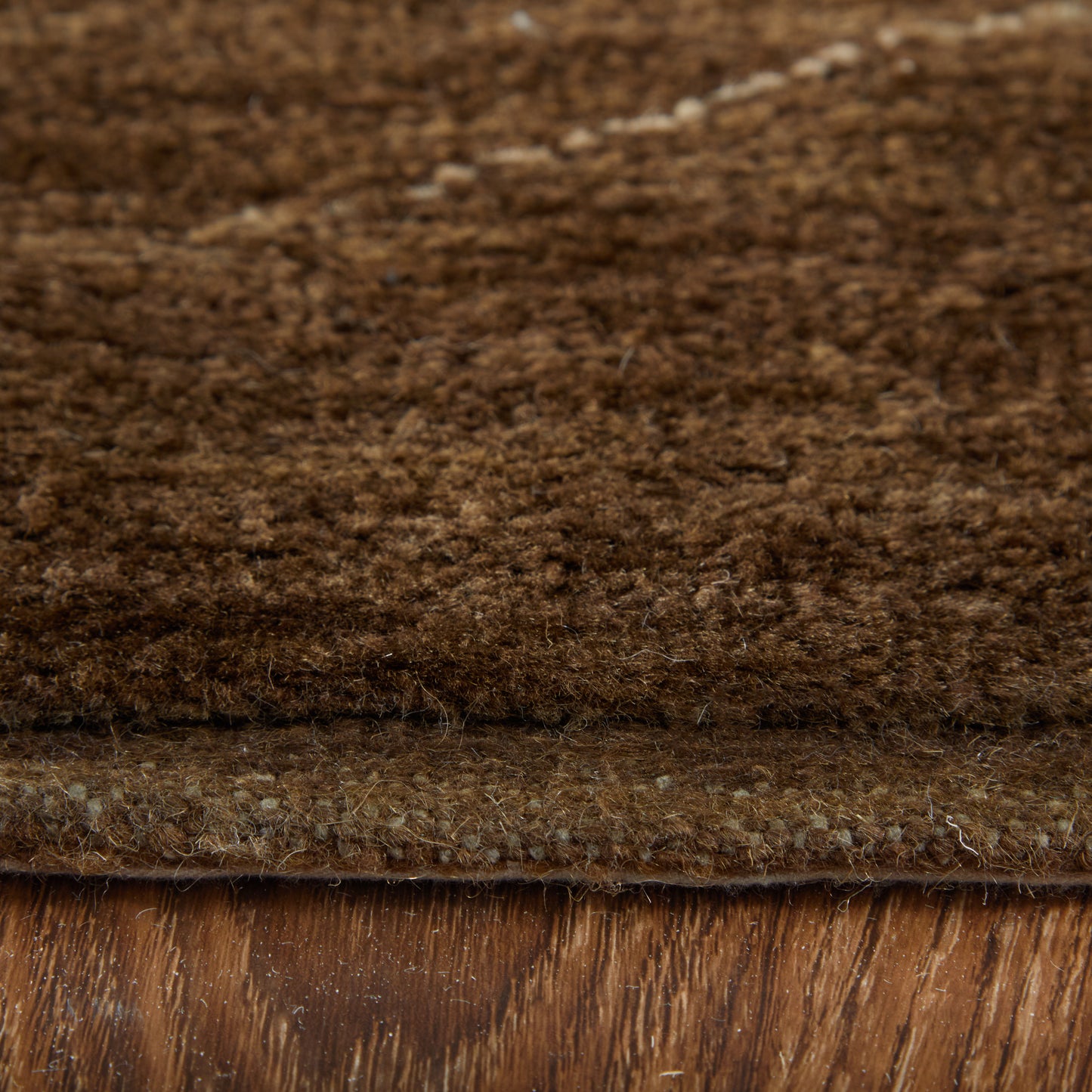 Agape Modern Abstract, Brown/Ivory