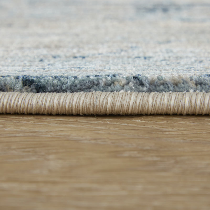Sonora Modern Abstract, Blue/Ivory/Gray
