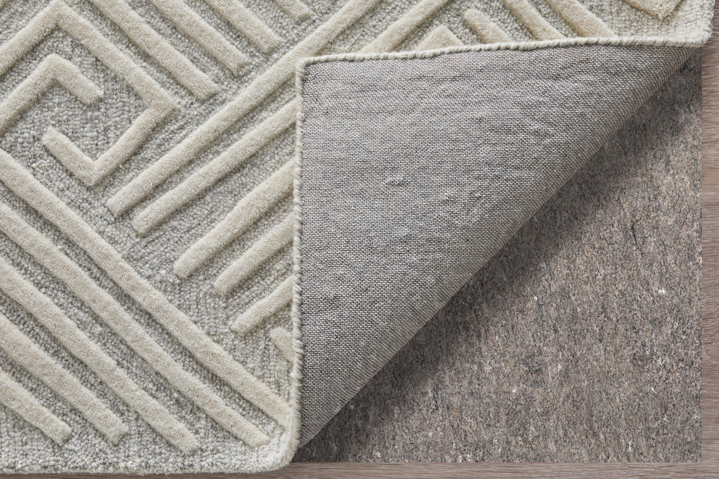 Enzo Transitional Geometric, Tan/Ivory
