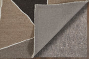 Kimball Transitional Abstract, Gray/Black/Brown