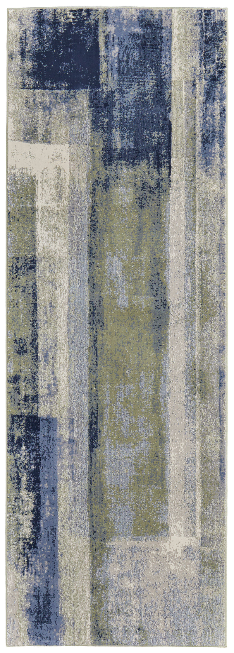 Clio Modern Abstract, Blue/Green/Ivory