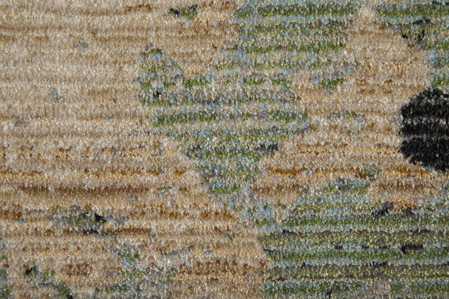 Sonora Modern Abstract, Green/Ivory/Tan