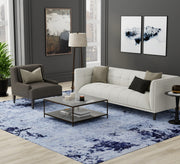 Sonora Modern Abstract, Blue/Black