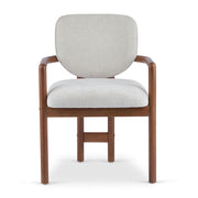 Upholstered Arm Dining Chairs (Set of 2)