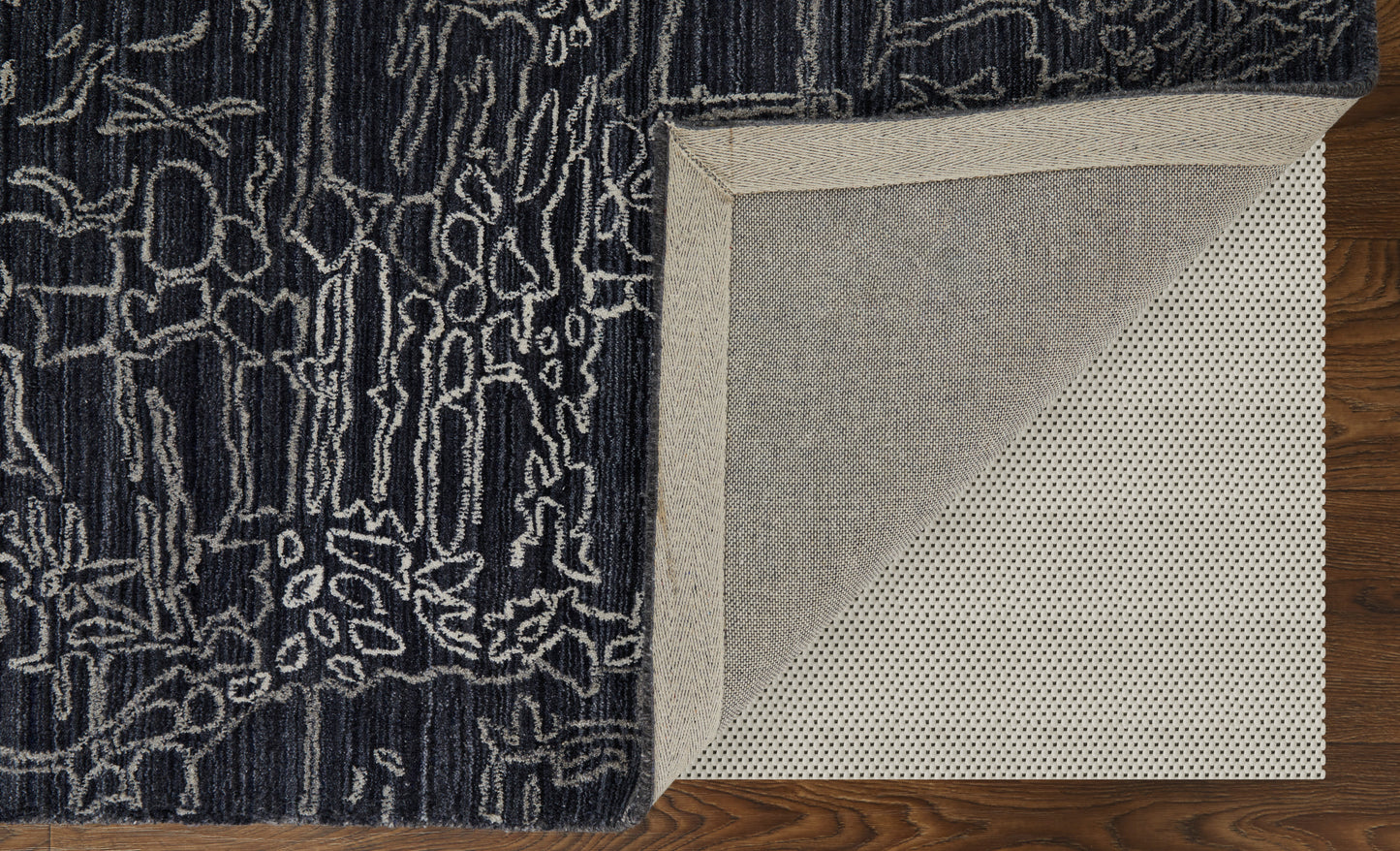 Whitton Modern Abstract, Black/Gray/Ivory