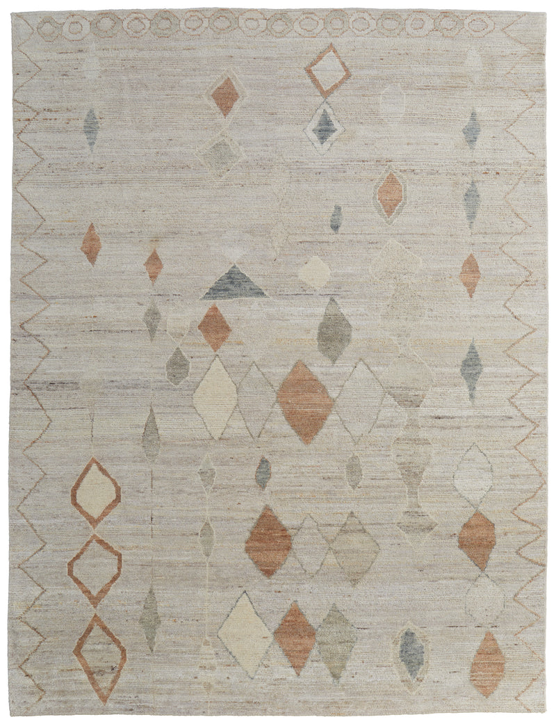 Kasbah Transitional Moroccan, Tan/Orange/Gray