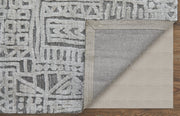 Colton Modern Abstract, Gray/Silver