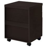 3 Drawer File Cabinetб Compact Office Storage For Home - Brown