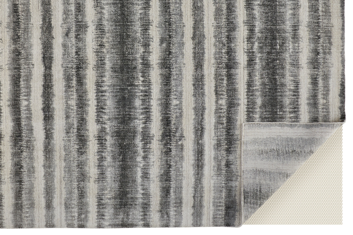 Mackay Transitional Stripes, Gray/Ivory/Black