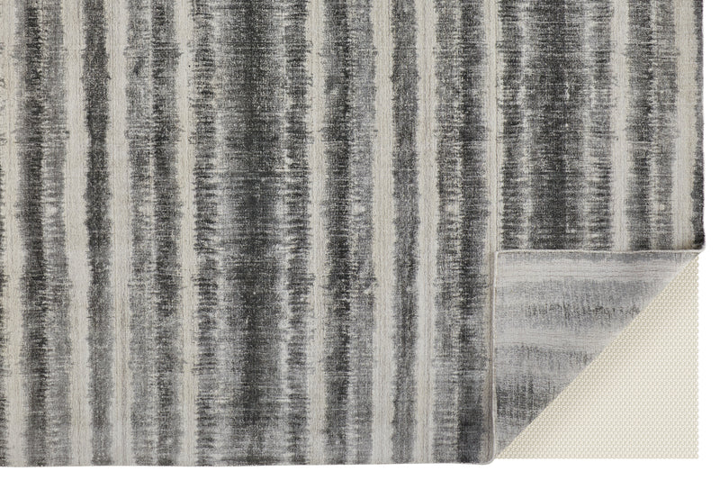 Mackay Transitional Stripes, Gray/Ivory/Black