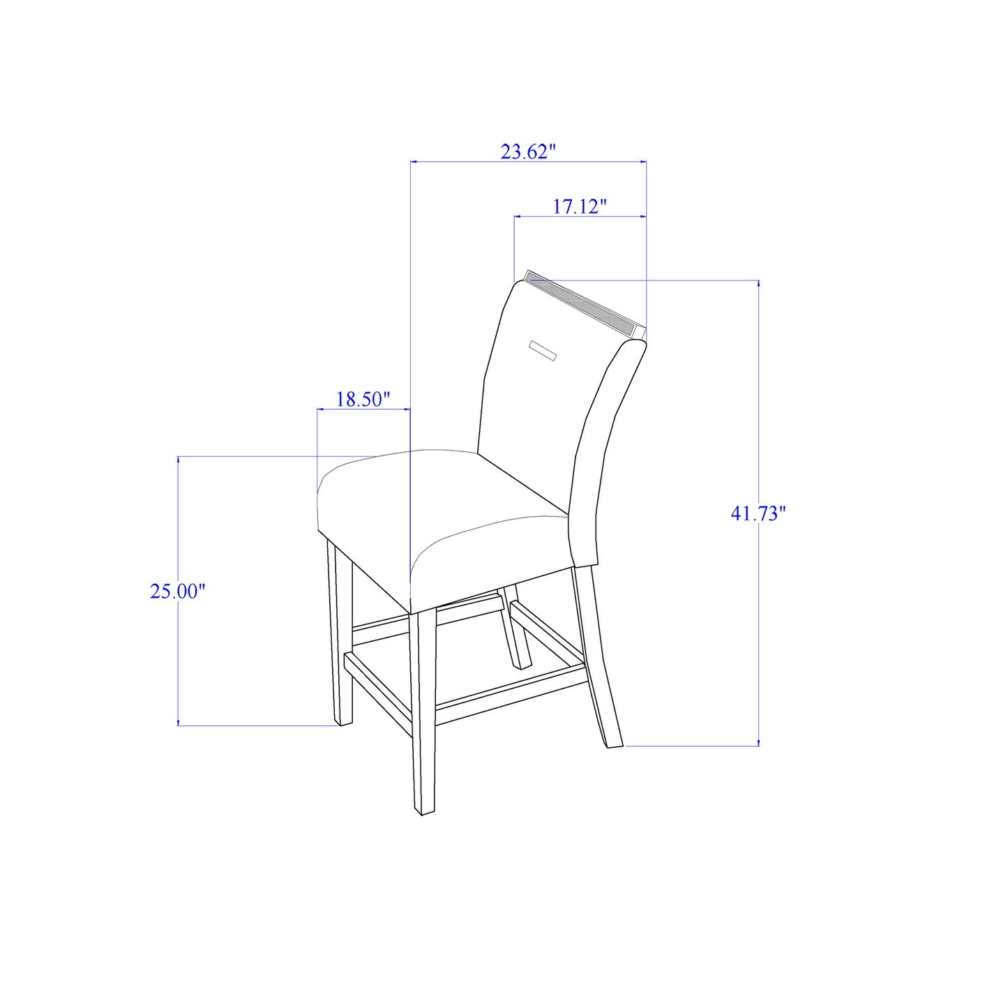 Ariya - 5 Pieces Bar Table And Bar Stool Set