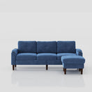 Switch 3 Seater Convertible Combination L Shaped Sofa With Footstools With Storage 2 image