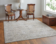 Celene Traditional Bordered, Ivory/Tan/Gray