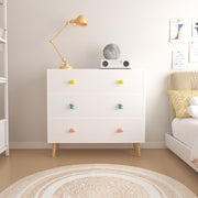 3 Drawer Dresser, Storage Cabinet With Anti Tip Safety