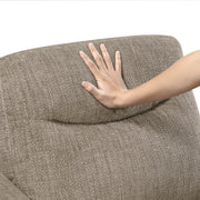 Contemporary 2pc Sofa Set Brown Sofa and Loveseat Chenille Upholstery Foam Comfort Solid Wood Furniture Living Room
