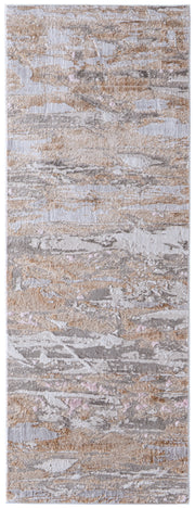 Laina Transitional Abstract, Tan/Ivory/Pink