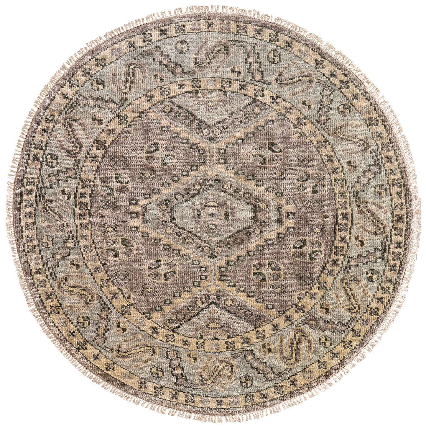 Fillmore Traditional Diamond, Brown/Gray