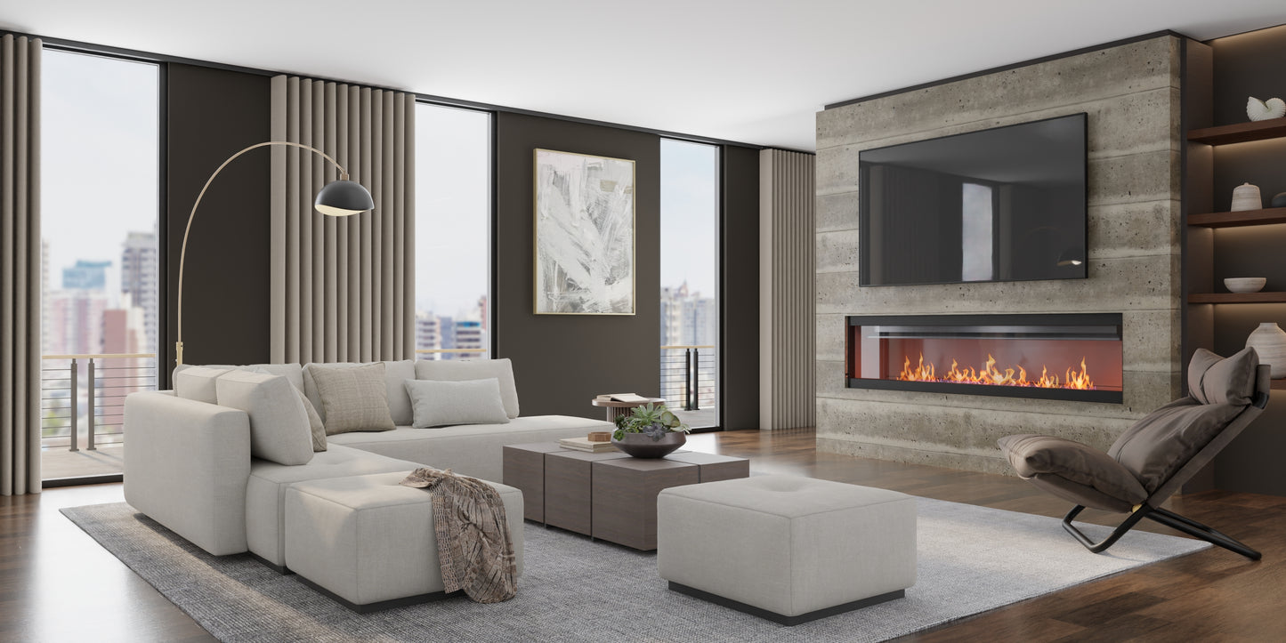 Fleetwood Modern Solid, Gray/Black