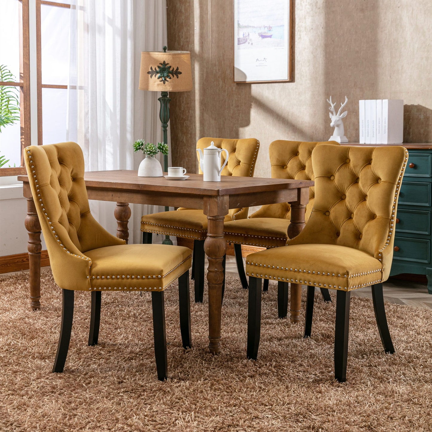 Nikki - High-End Tufted Dining Chair (Set of 2)