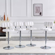 Adjustable Height Bar Stools With Footrest For Kitchen Island (Set of 2)