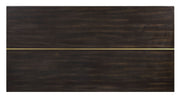 Jaramillo - 7 Pieces Dining Room Set - Gold / Rustic Espresso