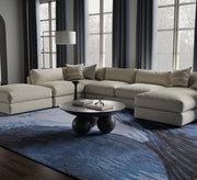 Kawai Modern Abstract, Blue/Black/Gray