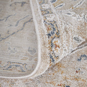Pasha Transitional Distressed, Taupe/Ivory/Blue