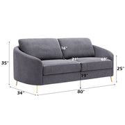 Sofa - Gray - Linen
