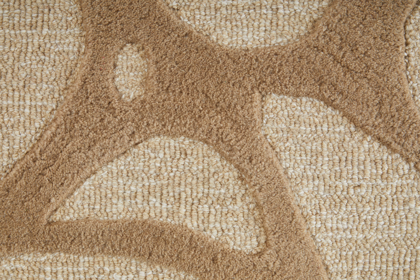 Kimball Transitional Abstract, Ivory/Brown/Tan