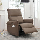 Switch 29.92" 270 Power Swivel Rocker Recliner Chair, Electric Glider Reclining Sofa With USB Ports, Power Swivel Glider, Rocking Chair Nursery Recliners For Living Room Bedroom 2 image