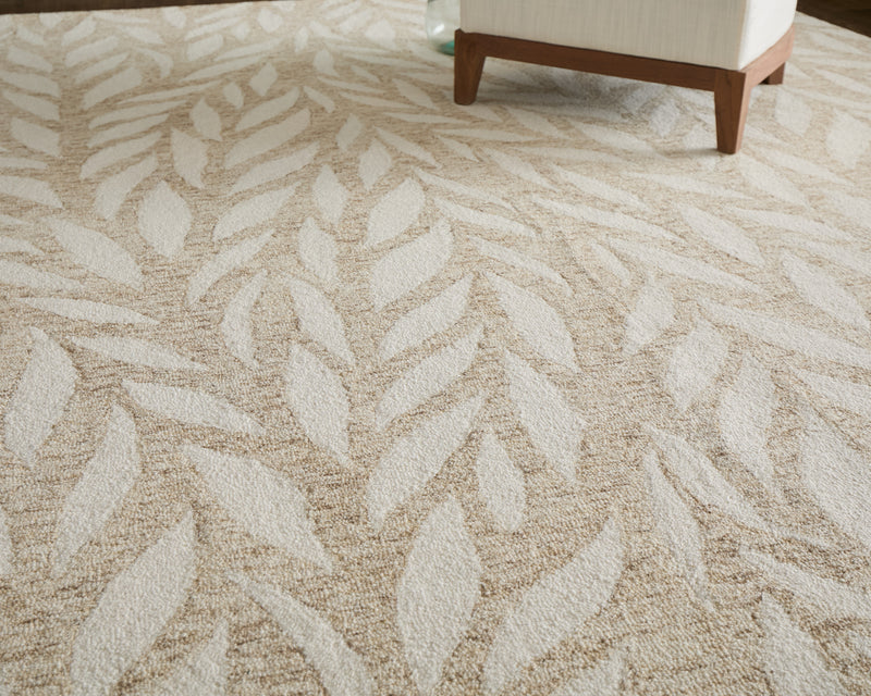 Wallace Modern Floral & Botanical, Tan/Ivory