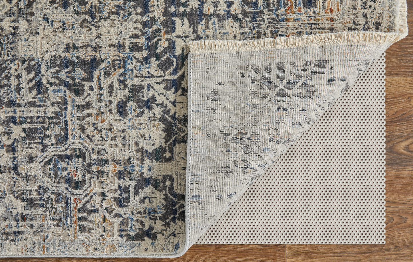 Kaia Transitional Distressed, Ivory/Gray/Taupe