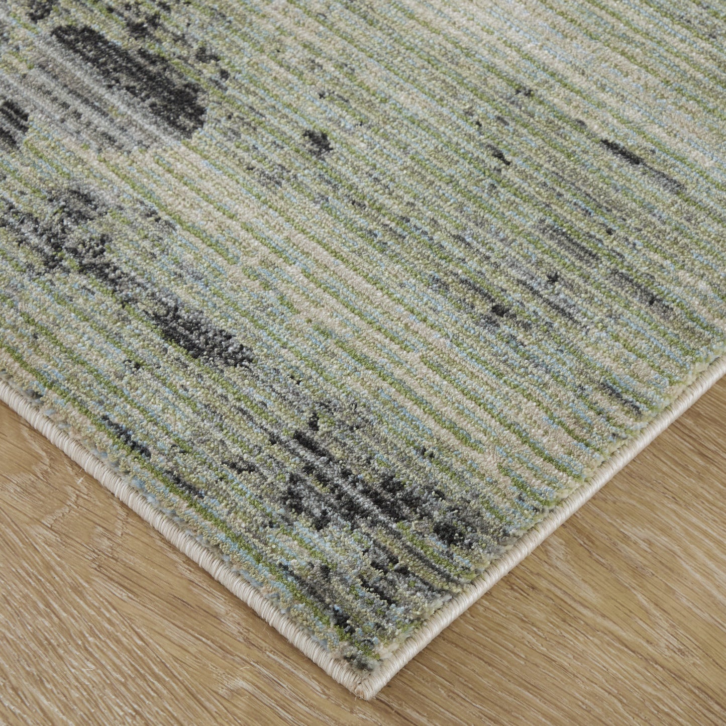 Sonora Modern Abstract, Green/Ivory/Tan