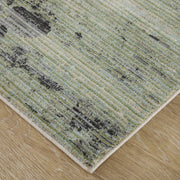 Sonora Modern Abstract, Green/Ivory/Tan