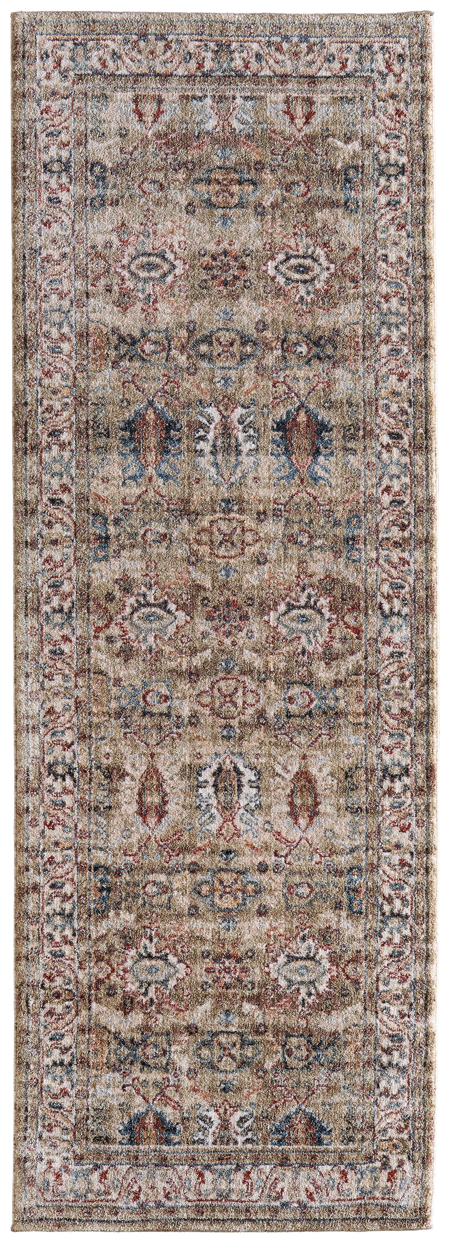 Pearson Traditional Persian, Green/Ivory/Blue