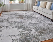 Waldor Modern Abstract, Gray/Silver/Taupe