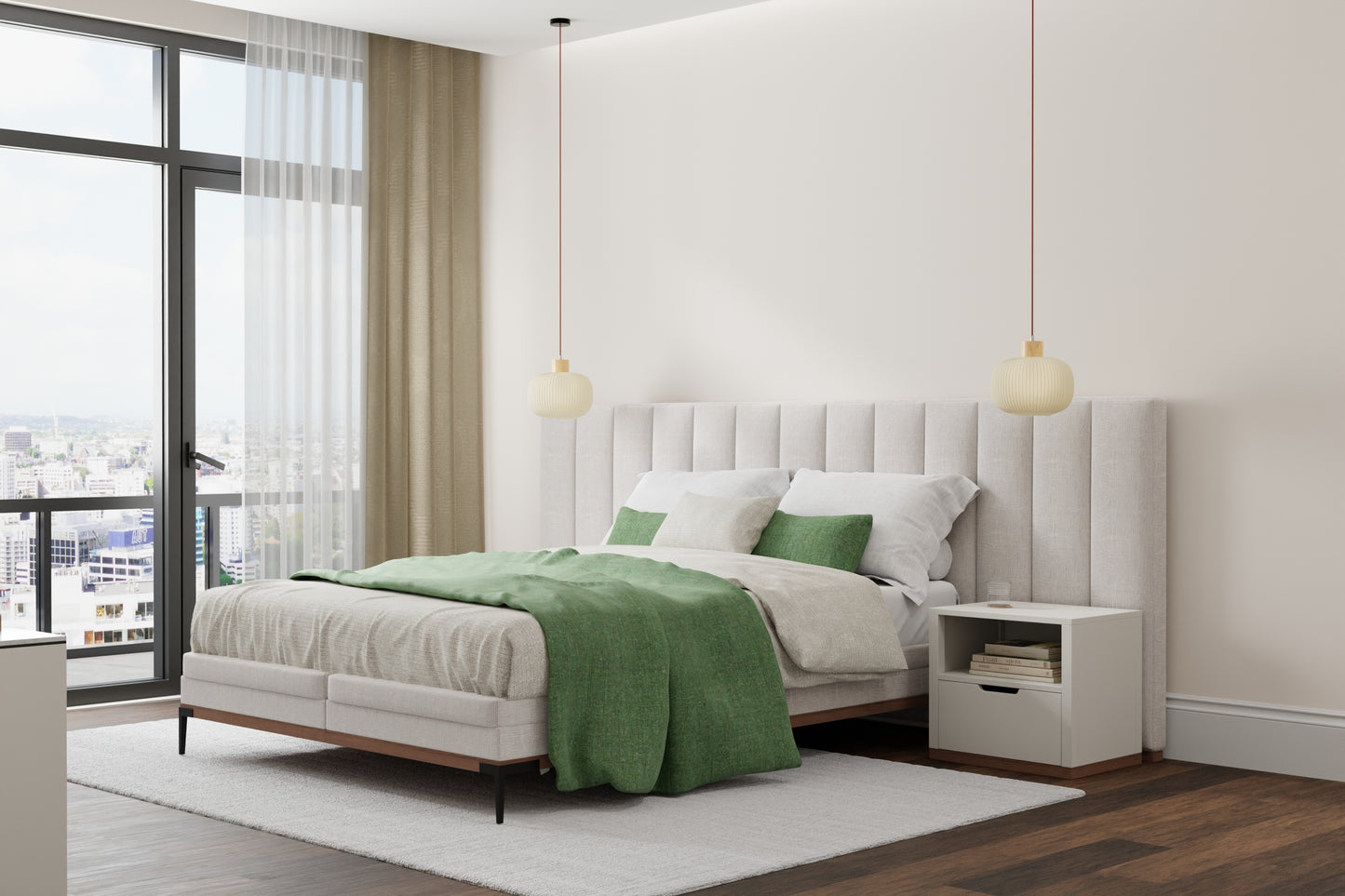 Abbott Modern Solid, White