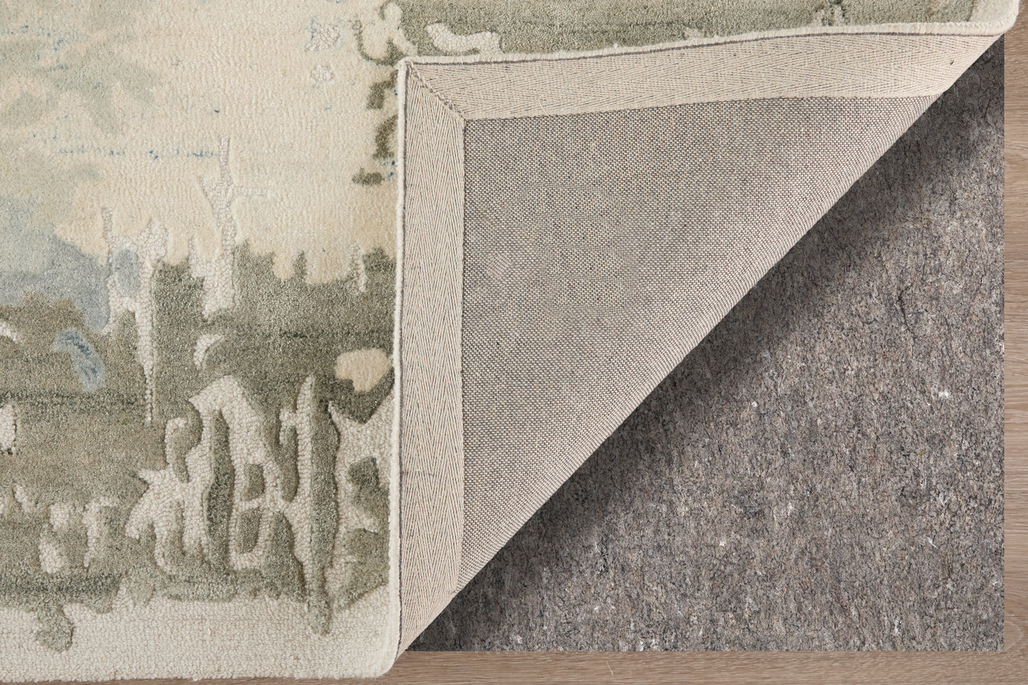 Kendall Modern Abstract, Ivory/Blue/Gray