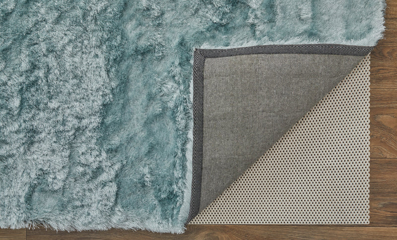 Indochine Modern Solid, Blue/Silver