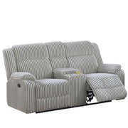 Modern Living Room Set With Pillow Arms
