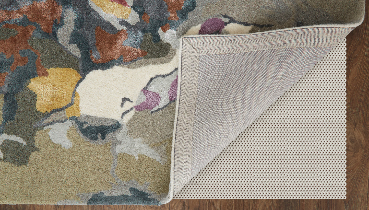 Dafney Transitional Floral & Botanical, Purple/Pink/Green