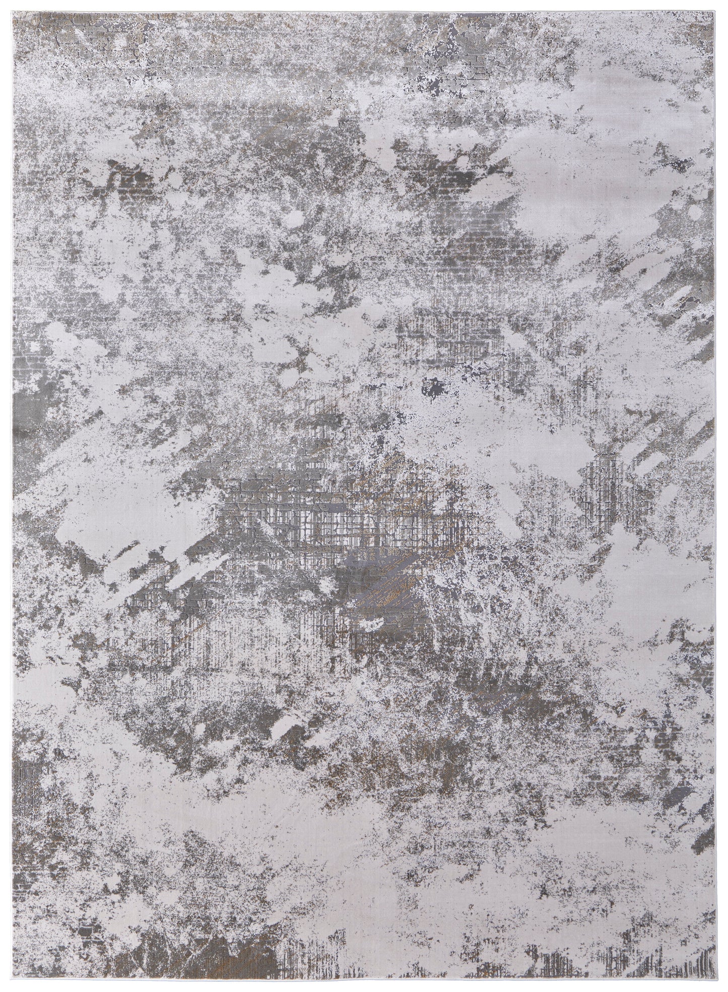Waldor Modern Abstract, Gray/Silver/Taupe
