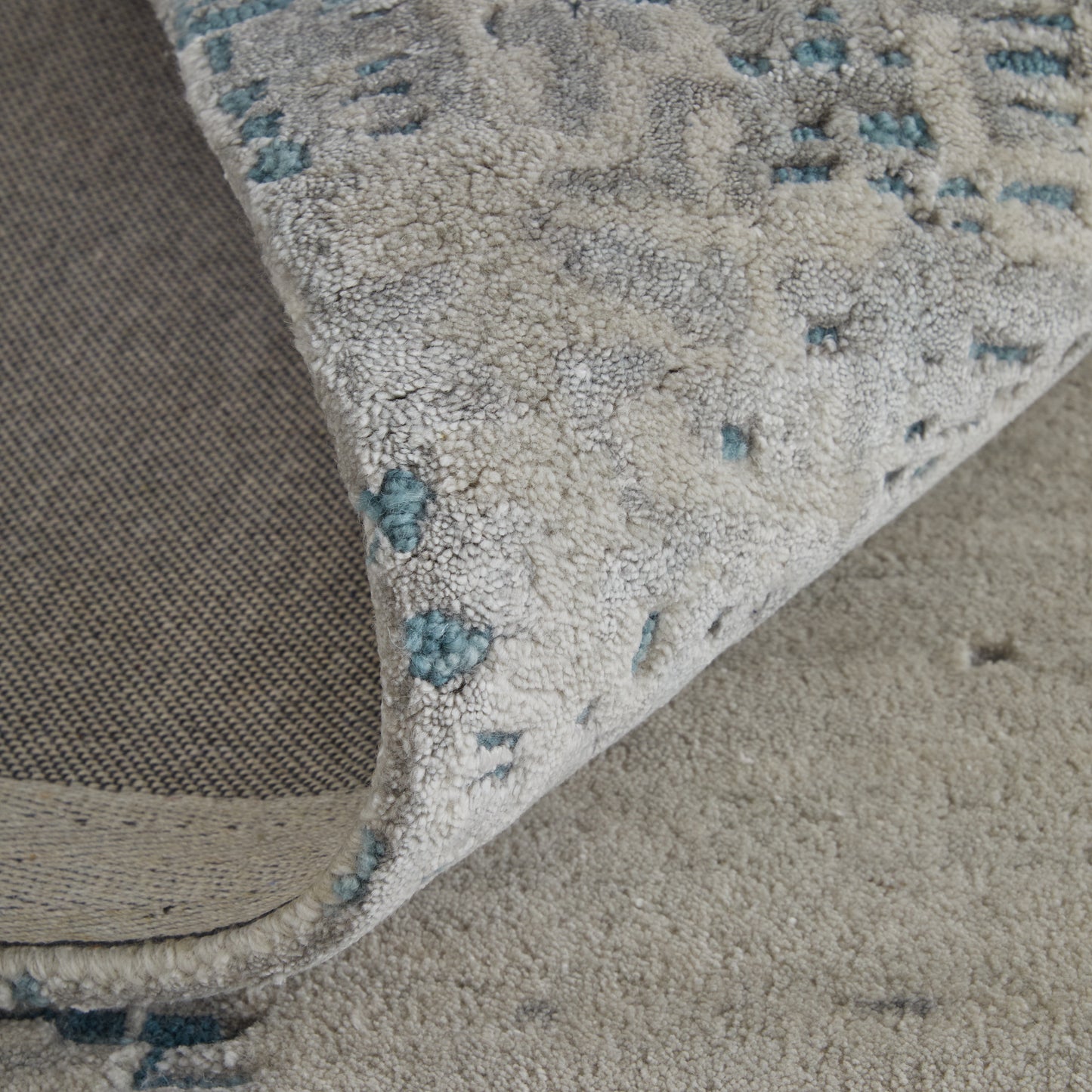 Zarah Modern Abstract, Gray/Taupe/Blue